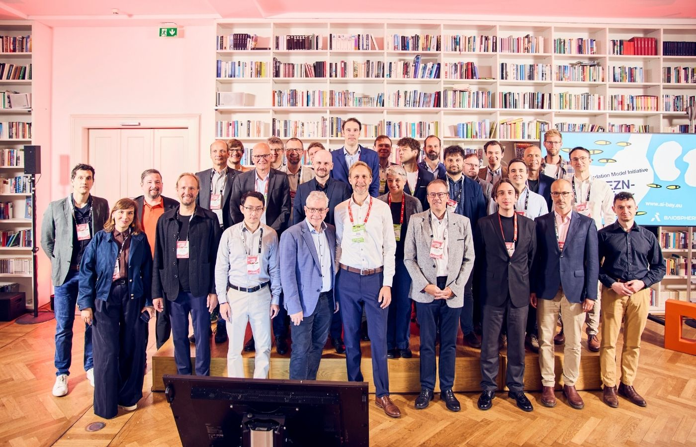 BAY.AI funding event group photo